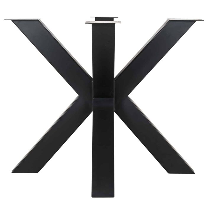 6067 LEG - Dining table X-leg Bodhi black