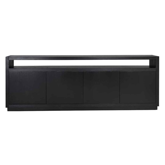 6501 BLACK - Sideboard Oakura 4-doors (Black)