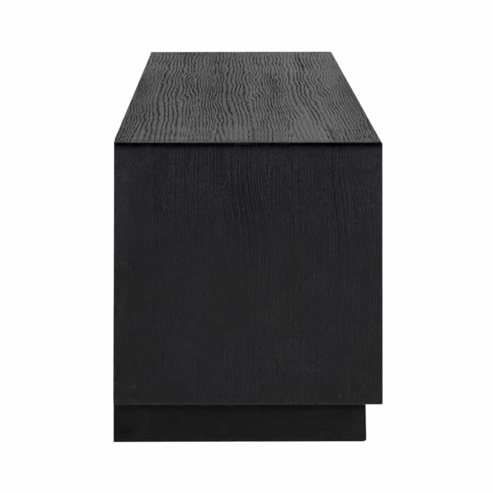 6503 BLACK - TV-Unit Oakura 3-drawers (Black)