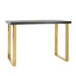 7429 - Bar table Blackbone gold 160 (Black rustic)
