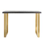 7429 - Bar table Blackbone gold 160 (Black rustic)