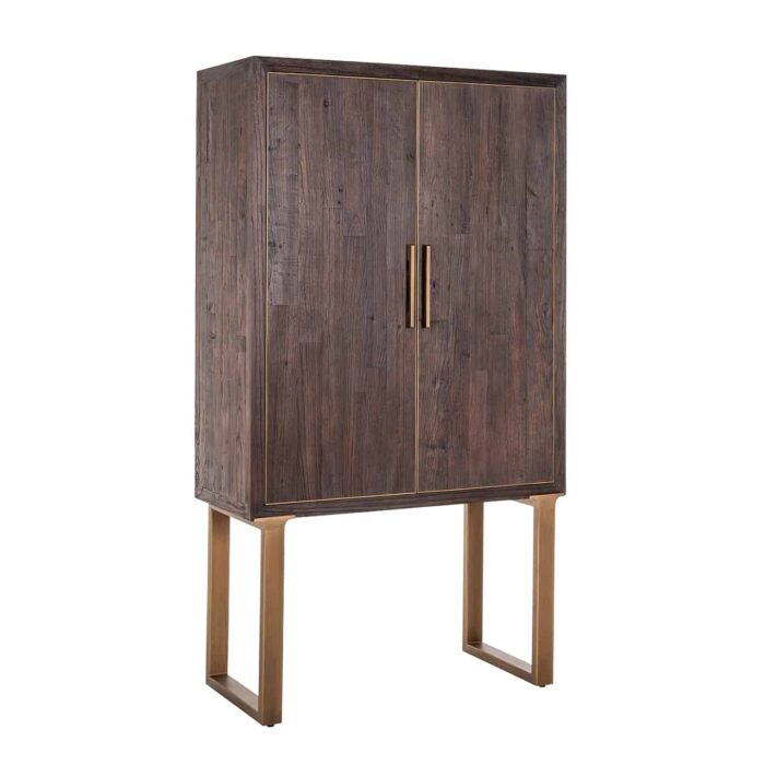 7632 - Cabinet Cromford Mill 2-doors (Brushed Gold)