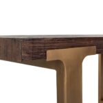 7633 - Dining table Cromford Mill 190 (Brushed Gold)