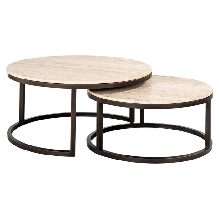 7662 - Avalon coffee table set of 2 (Bronze)