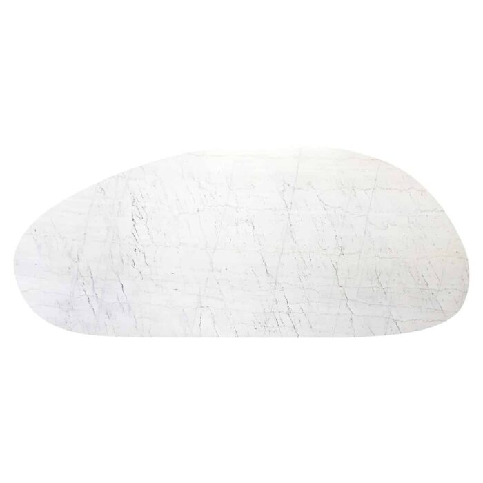 7672 - Trocadero white marble dining table
