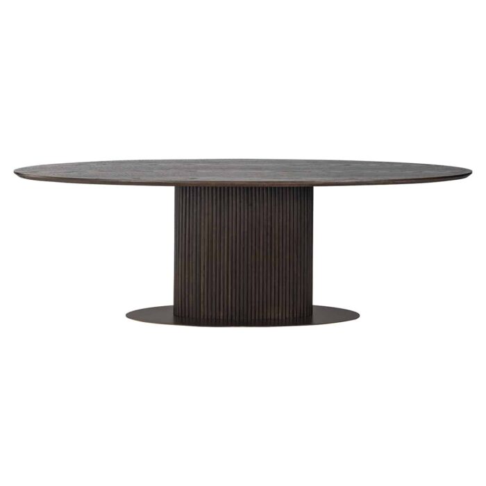 7755 - Dining table Luxor oval 235 (Brown)
