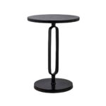 825117 - End table Valerio 40Ø (Black)