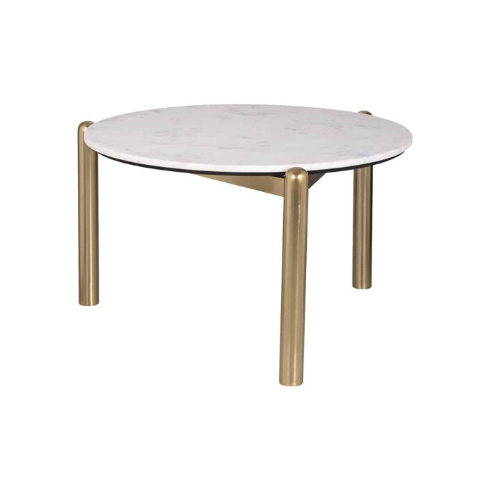 825161 - Coffee table Jael 76Ø (White)