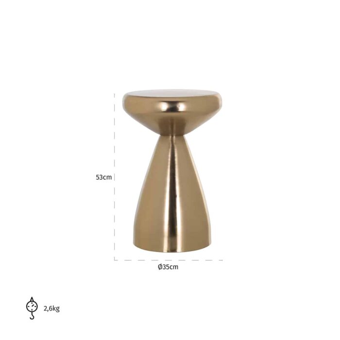825166 - End table Arlo (Gold)