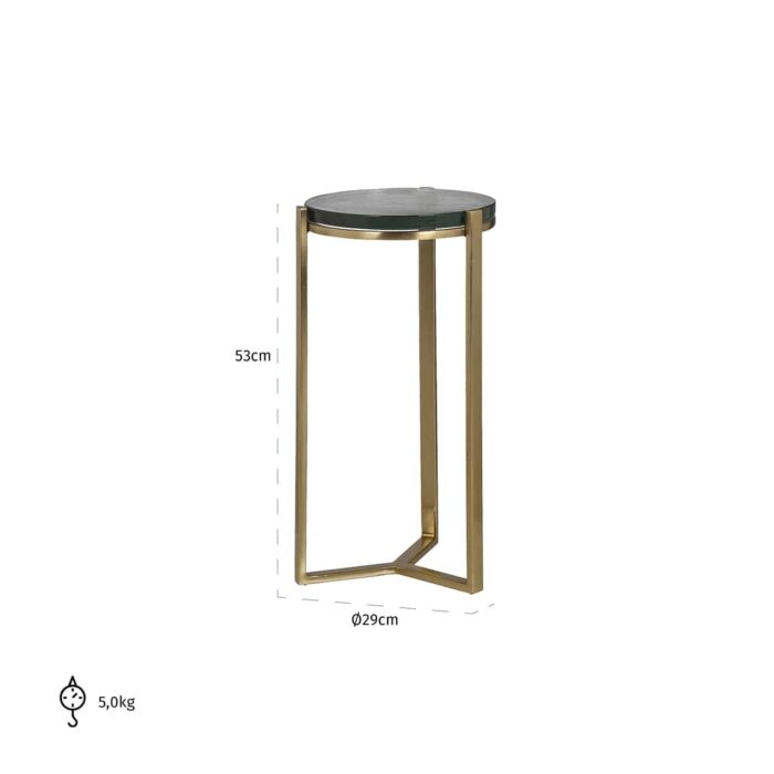825196 - End table Aubrey (Gold)