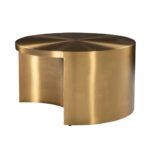9913 - Coffee table Big & Rich set of 2 (Brushed Gold)