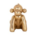 -AD-0027 - Art decoration Monkey (Gold)