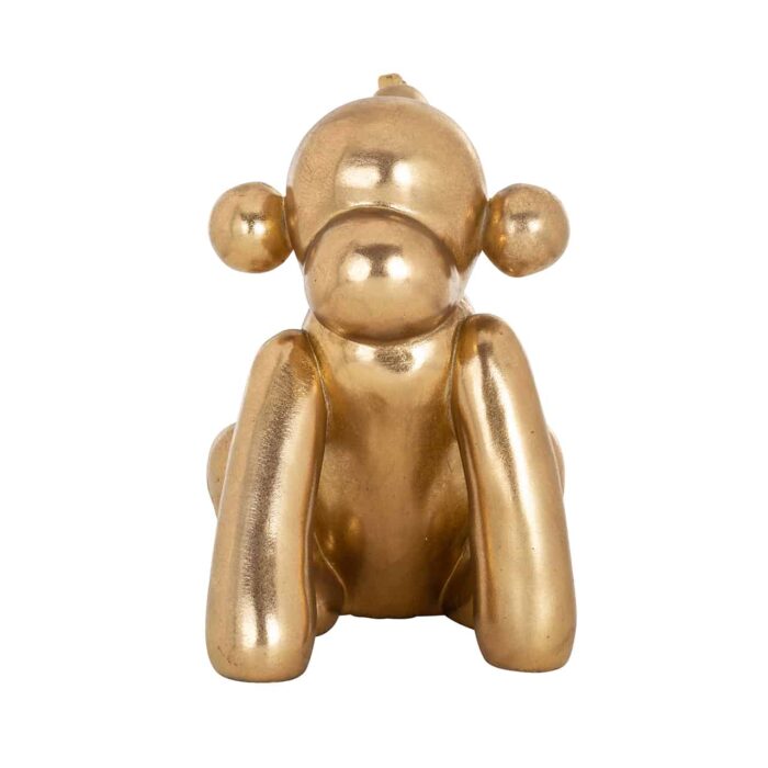 -AD-0027 - Art decoration Monkey (Gold)