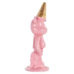 -AD-0041 - Deco object icebear pink (Pink)