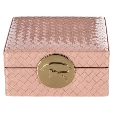 -JB-0045 - Jewellery box Rosaly small blush (Pink)