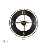 -KK-0077 - Clock Lily (Black/gold)