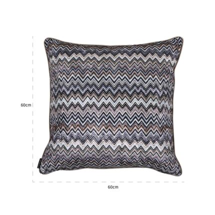 -KU-0079 - Pillow Candice zigzag 60x60 (IV-21021 Big zigzag 8022 Twing)