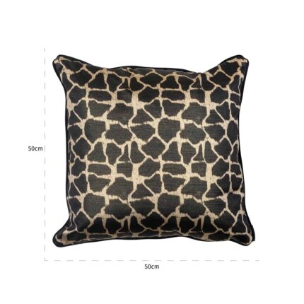 -KU-0081 - Pillow Jate 50x50 (Donna-21175-Giraf 8019 Chocolat)