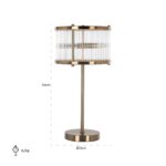 -LB-0136 - Table lamp Loiza (Brushed Gold)