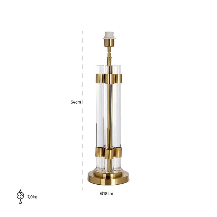 -LB-0146 - Table lamp Syl (Brushed Gold)