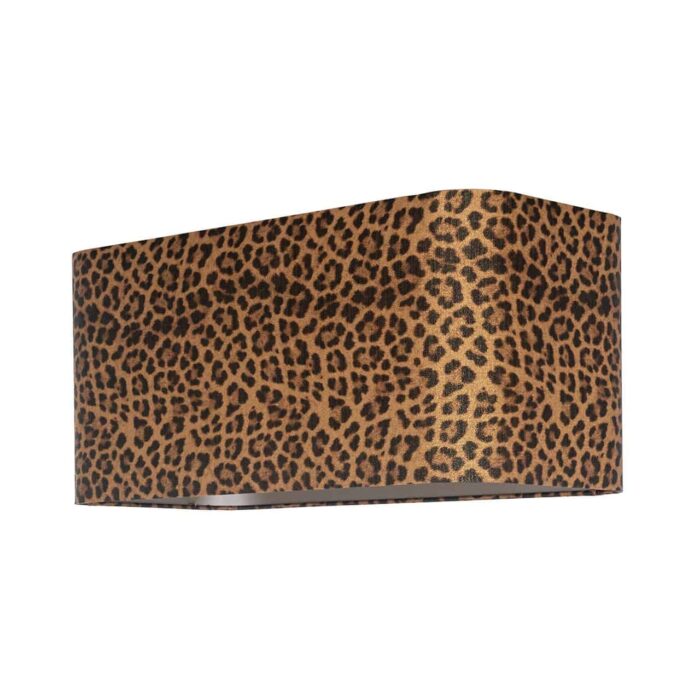 -LK-0054 RECTANGLE - Lampshade Ollie rectangle (Donna-21056-Ollie 8014 Brown)