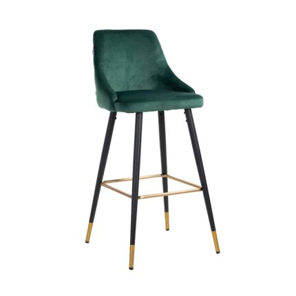 S4476 GREEN VELVET - Bar stool Imani green velvet (Quartz Green 501)