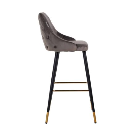 S4476 STONE VELVET - Bar stool Imani stone velvet (Quartz Stone 101)