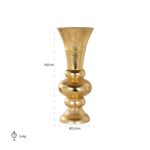 -VA-0098 - Vase Jaylen light gold (Gold)