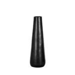 -VA-0112 - Vase Siara medium aluminium (Black)