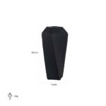 -VA-0142 - Vase Arturo big (Black)