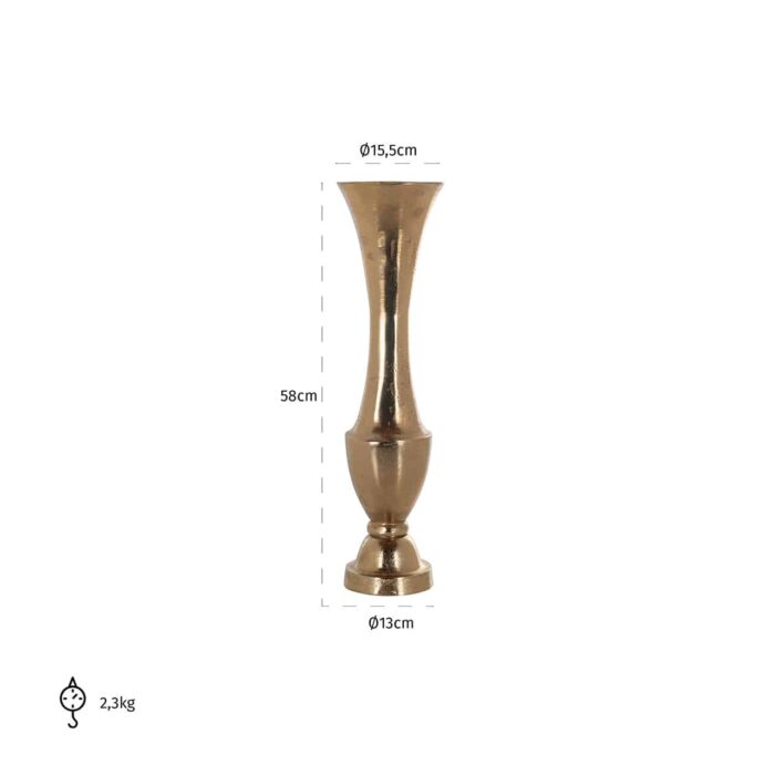 -VA-0166 - Vase Daemon gold (Gold)